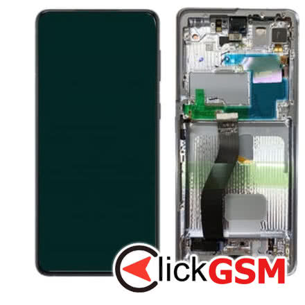 Piesa Piesa Display Original Cu Touchscreen Pentru Samsung Galaxy S21 Ultra 5g Negru 2dp1