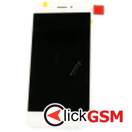 Piesa Display Original Cu Touchscreen Rama Baterie Pentru Huawei Nova Smart Alb 1ry1