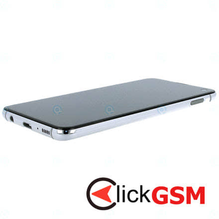 Piesa Piesa Display Original Cu Touchscreen Rama Baterie Pentru Samsung Galaxy S10e Alb 1o1c