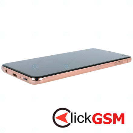 Piesa Piesa Display Original Cu Touchscreen Rama Baterie Pentru Samsung Galaxy S10e Roz 1o1a