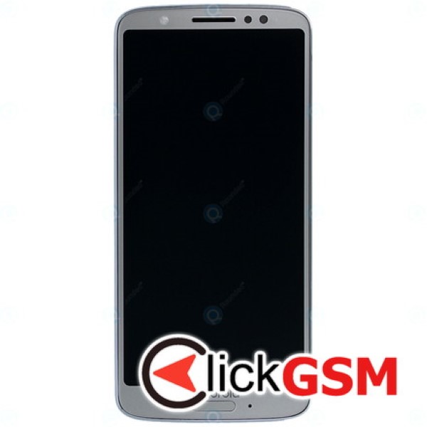 Piesa Display Original Cu Touchscreen Rama Pentru Motorola Moto G6 Argintiu Qkh