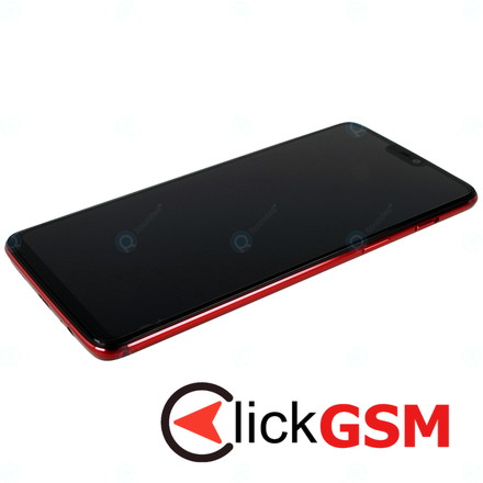 Display Original cu TouchScreen, Rama Rosu OnePlus 6 y84