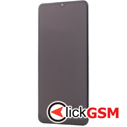 Piesa Piesa Display Original Cu Touchscreen Rama Pentru Samsung Galaxy A02 Negru 1kt2