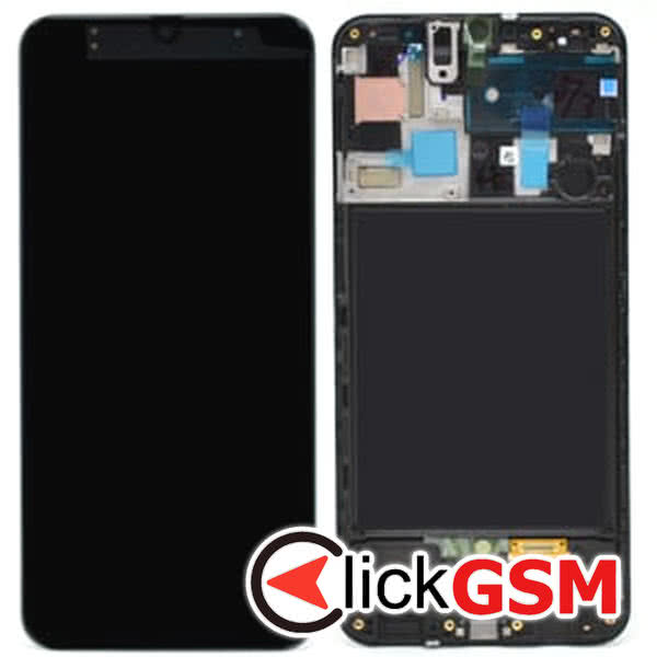 Piesa Piesa Display Original Cu Touchscreen Rama Pentru Samsung Galaxy A50 D4s