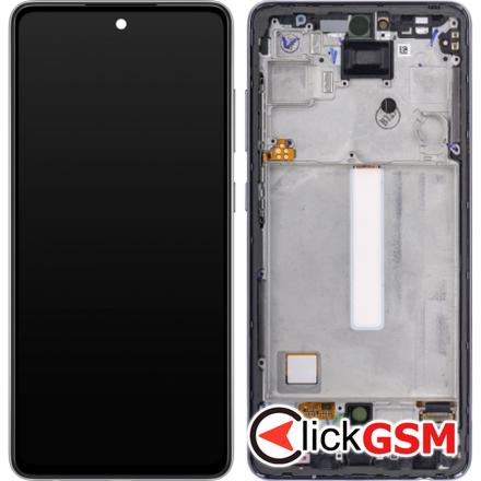 Display Original cu TouchScreen, Rama Alb Samsung Galaxy A52 5G zry