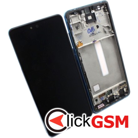 Piesa Piesa Display Original Cu Touchscreen Rama Pentru Samsung Galaxy A52 5g Albastru 12gv