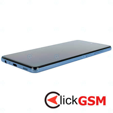 Piesa Piesa Display Original Cu Touchscreen Rama Pentru Samsung Galaxy A72 Albastru 122b