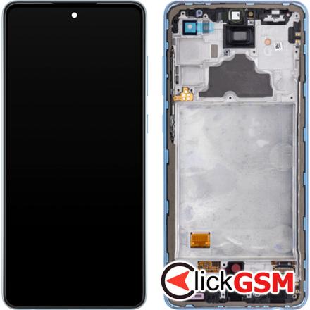 Display Original cu TouchScreen, Rama Negru Samsung Galaxy A72 2f7e
