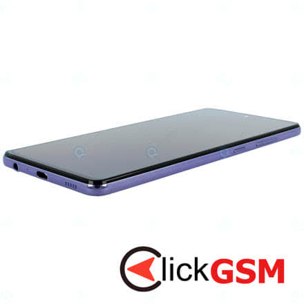 Piesa Piesa Display Original Cu Touchscreen Rama Pentru Samsung Galaxy A72 Violet 122c