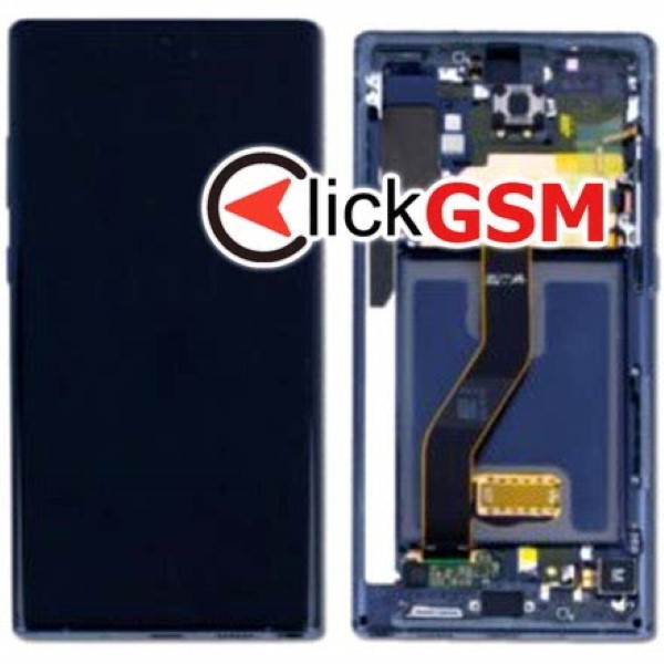 Piesa Display Original Cu Touchscreen Rama Pentru Samsung Galaxy Note10+ Albastru 1njz
