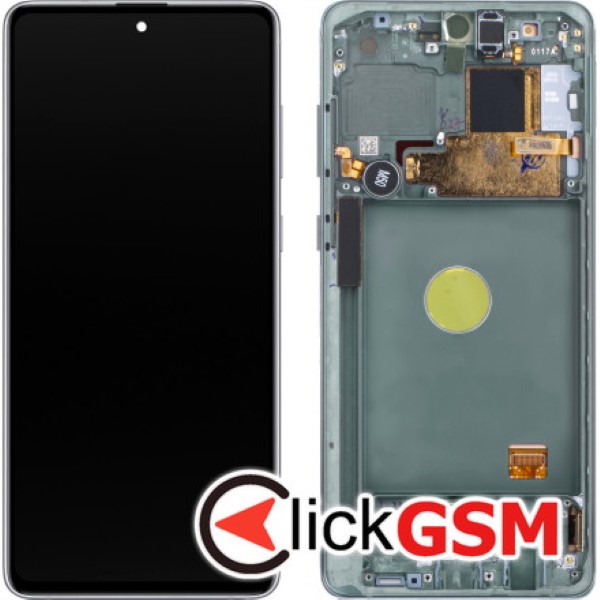 Display Original cu TouchScreen, Rama Argintiu Samsung Galaxy Note10 Lite g3p