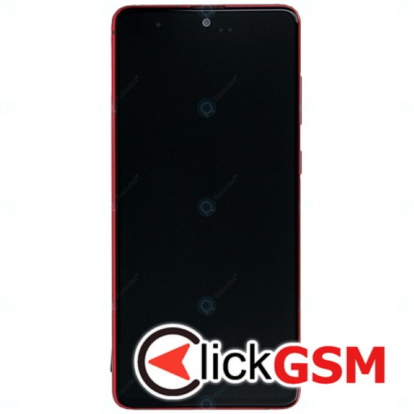 Piesa Piesa Display Original Cu Touchscreen Rama Pentru Samsung Galaxy Note10 Lite Rosu 13db