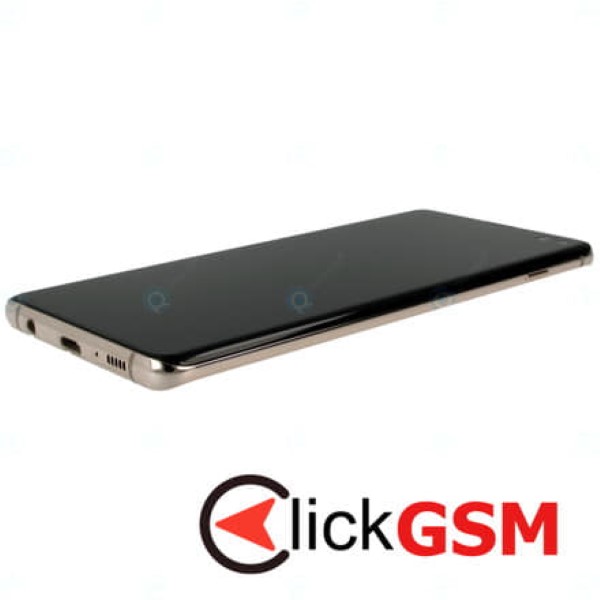 Piesa Display Original Cu Touchscreen Rama Pentru Samsung Galaxy S10+ Alb 10ts