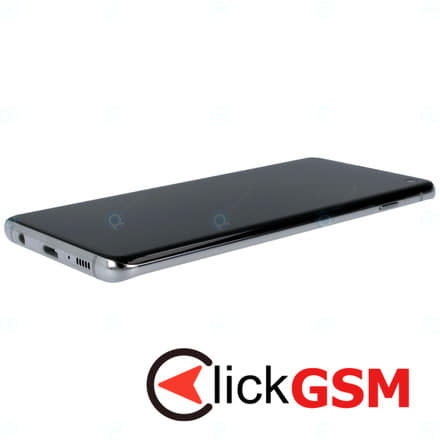 Piesa Display Original Cu Touchscreen Rama Pentru Samsung Galaxy S10 Alb 10nz