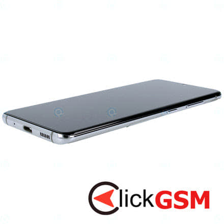 Piesa Display Original Cu Touchscreen Rama Pentru Samsung Galaxy S20 Alb Nsp