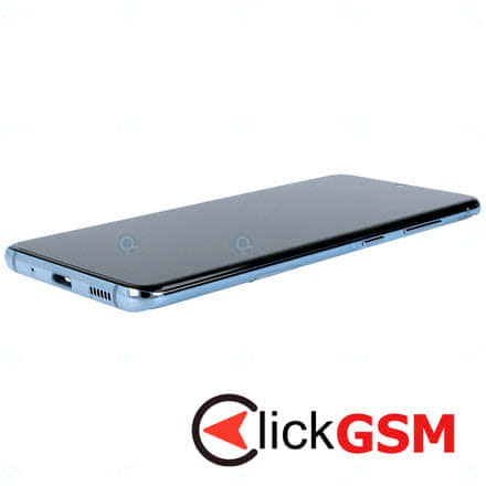 Piesa Piesa Display Original Cu Touchscreen Rama Pentru Samsung Galaxy S20 Albastru Nsn