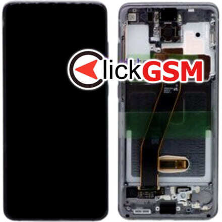 Display Original cu TouchScreen, Rama Gri Samsung Galaxy S20 qbm