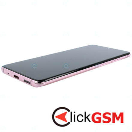 Piesa Display Original Cu Touchscreen Rama Pentru Samsung Galaxy S20 Roz Nso