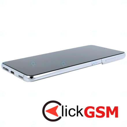Piesa Display Original Cu Touchscreen Rama Pentru Samsung Galaxy S21 5g Alb Xk7