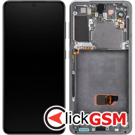 Display Original cu TouchScreen, Rama Gri Samsung Galaxy S21 5G 1cgg