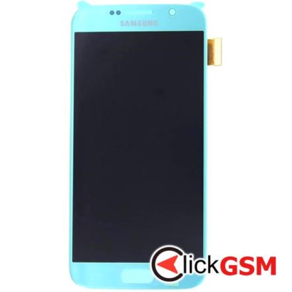 Piesa Display Original Cu Touchscreen Rama Pentru Samsung Galaxy S6 Nv