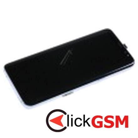 Piesa Piesa Display Original Cu Touchscreen Rama Pentru Samsung Galaxy S8 Albastru 6mm