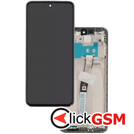 Display Original cu TouchScreen, Rama Negru Xiaomi Redmi Note 9T 2djr