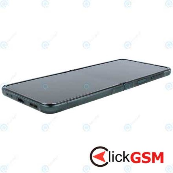 Piesa Display Pliabil Cu Touchscreen Rama Baterie Pentru Samsung Galaxy Z Flip3 5g Verde 2xs7