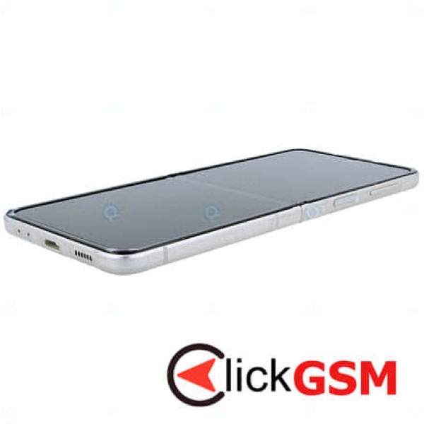 Piesa Piesa Display Pliabil Cu Touchscreen Rama Pentru Samsung Galaxy Z Flip3 5g Cream 19tq