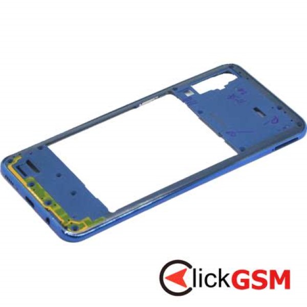 Piesa Mijloc Cu Buton Pornire Butoane Volum Antena Difuzor Pentru Samsung Galaxy A50 Albastru 4q3