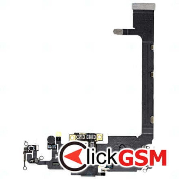 Piesa Modul Incarcare Cu Antena Microfon Mufa Incarcare Senzor Pentru Apple Iphone 11 Pro Max Gri 8nb
