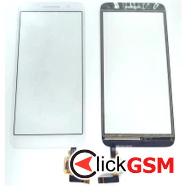 Piesa Sticla Cu Touchscreen Pentru Alcatel 1 Alb 2k75