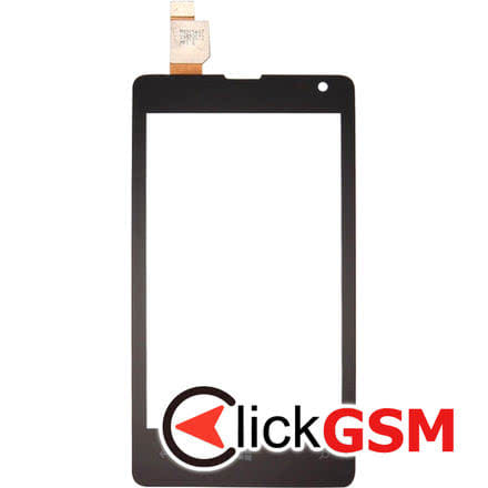 Piesa Sticla Cu Touchscreen Pentru Microsoft Lumia 435 Negru 1y29