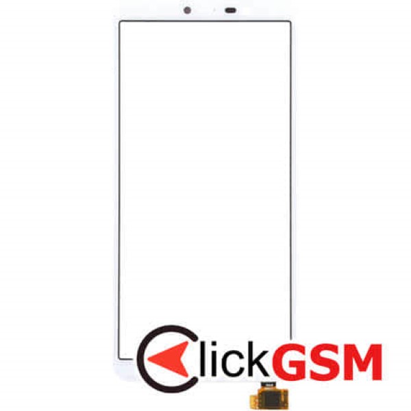 Piesa Sticla Cu Touchscreen Pentru Wiko Y80 White 223v