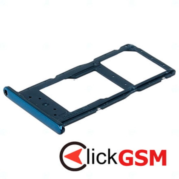 Piesa Piesa Suport Sim Cu Suport Card Micro Sd Pentru Huawei P Smart 2020 Albastru 1ann