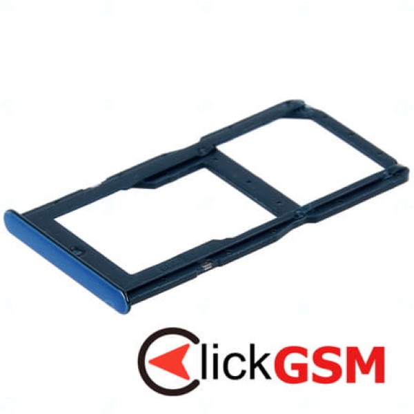 Piesa Piesa Suport Sim Cu Suport Card Micro Sd Pentru Huawei P30 Lite Albastru 1b7k