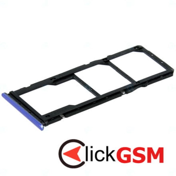 Piesa Suport Sim Cu Suport Card Micro Sd Pentru Xiaomi Poco M2 Pro Albastru Kw0