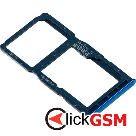 Piesa Suport Sim Cu Suport Card Pentru Huawei P30 Lite Albastru T2a
