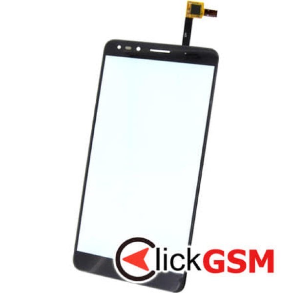Piesa Touchscreen Cu Sticla Pentru Alcatel Pop 4 Xl Negru Dfz