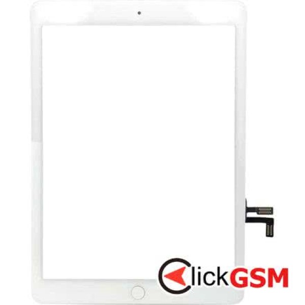 Piesa Touchscreen Cu Sticla Pentru Apple Ipad Air Alb 1h3p