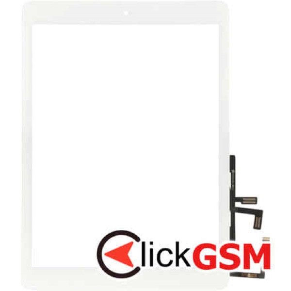 Piesa Touchscreen Cu Sticla Pentru Apple Ipad Air White 2aan