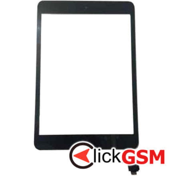 Piesa Piesa Touchscreen Cu Sticla Pentru Apple Ipad Mini Negru Qcb
