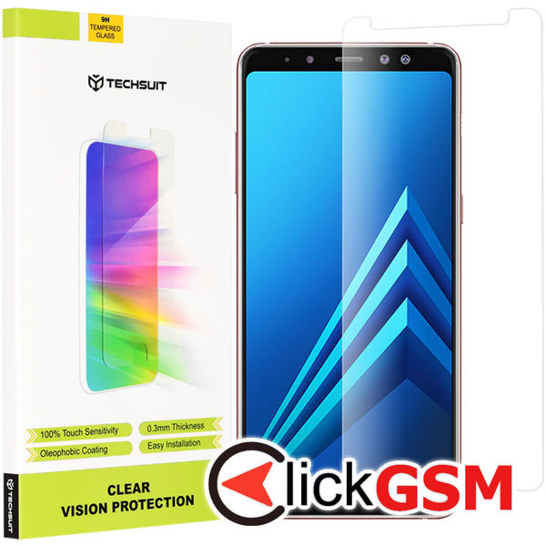 Accesoriu Folie Clear Vision Transparenta Samsung Galaxy A8+ 2018