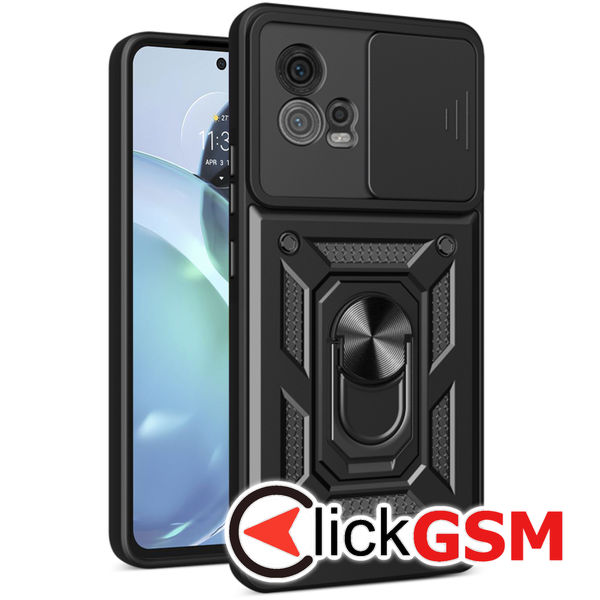 Accesoriu Husa CamShield Negru Motorola Moto G72