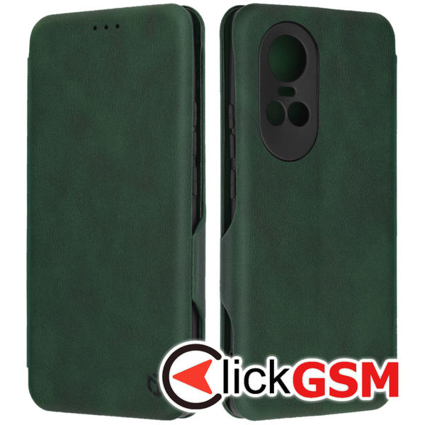 Accesoriu Husa Safe Wallet Verde Oppo Reno10