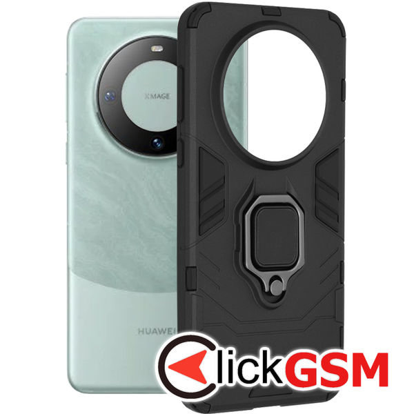 Accesoriu Husa Silicone Shield Negru Huawei Mate 60 Pro