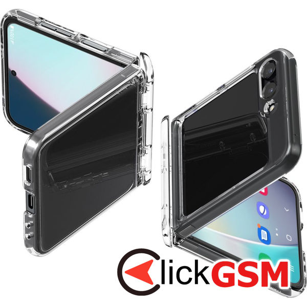 Accesoriu Husa Thin Fit Transparenta Samsung Galaxy Z Flip5