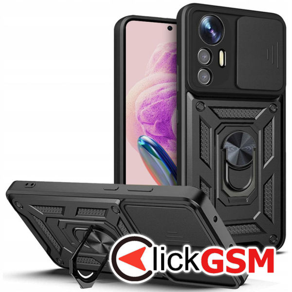 Accesoriu Husa CamShield Negru Xiaomi RedMi Note 12S