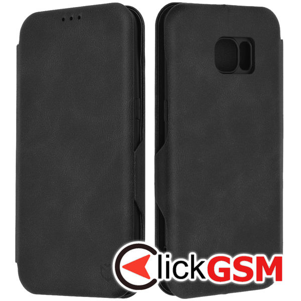 Accesoriu Husa Safe Wallet Negru Samsung Galaxy S7 Edge