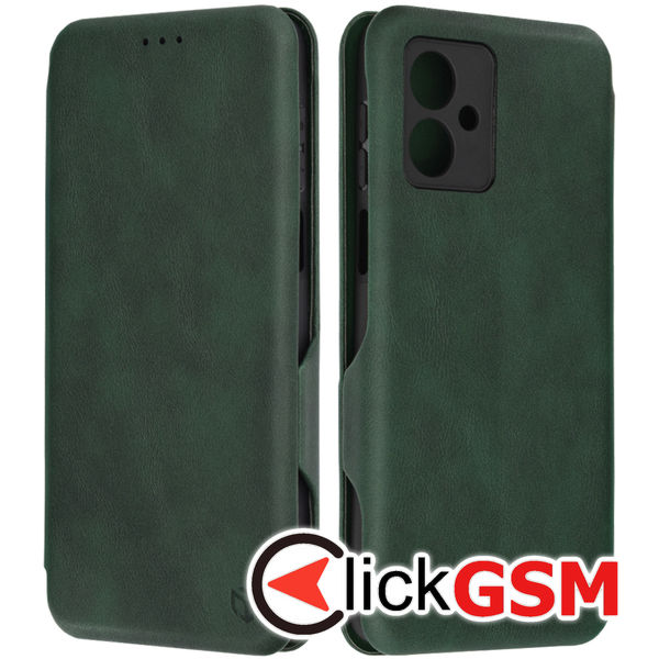 Accesoriu Husa Safe Wallet Verde Motorola Moto G54